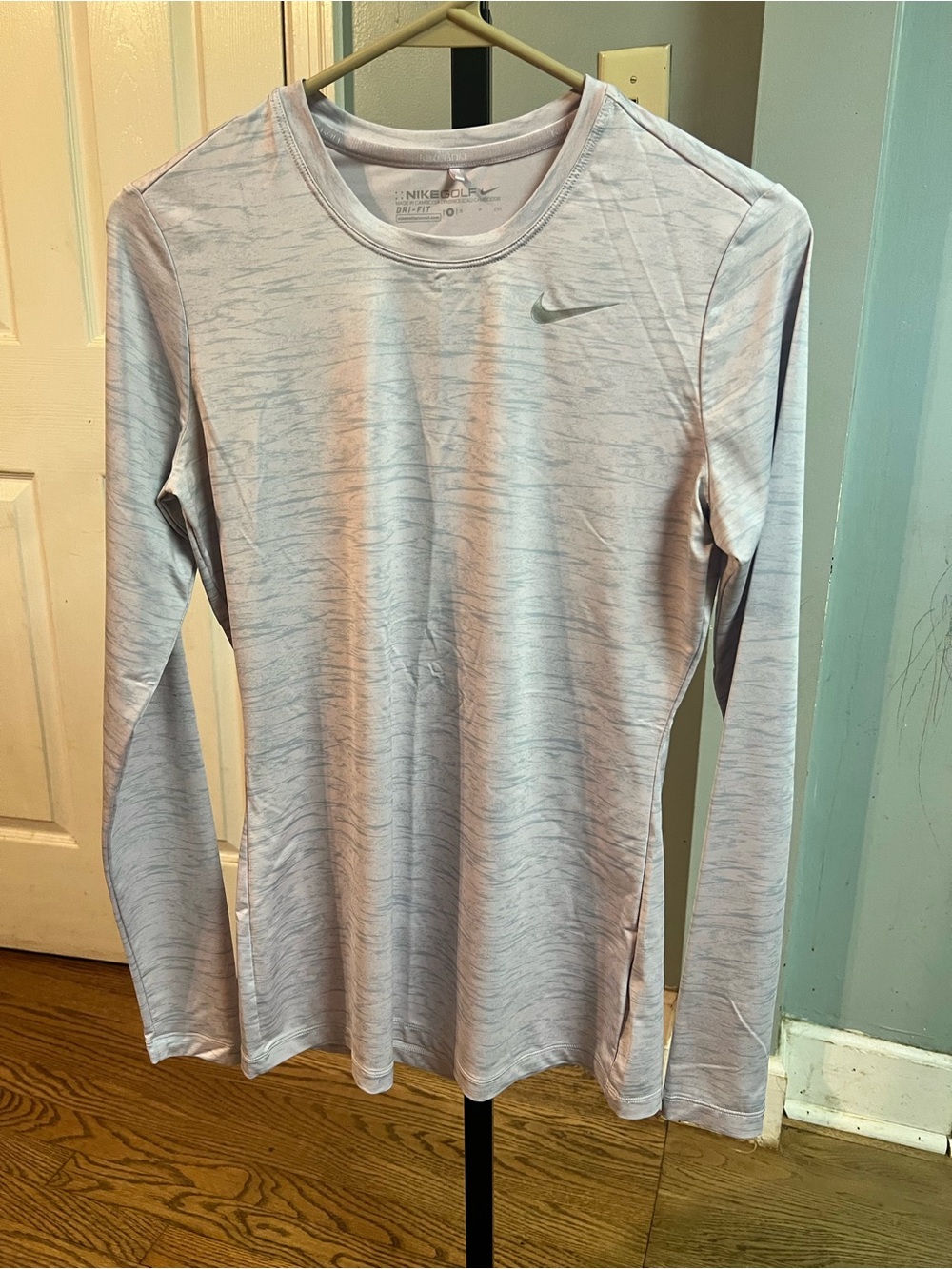 Nike Women’s Long Sleeve Dri-FIT Top - Light Lavender Heather